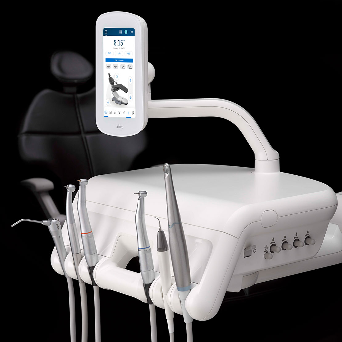 A-dec 500 Pro dental delivery system with flexible integration